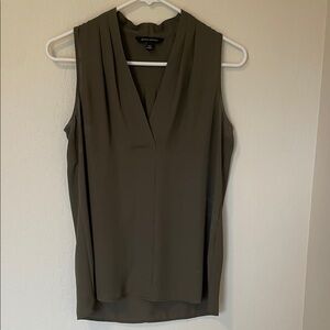 Banana Republic Deep Green Sleeveless Blouse
